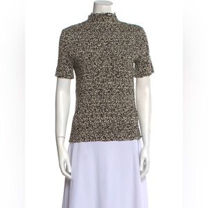 Proenza Schouler White Label Viscose Flou Smoked Top